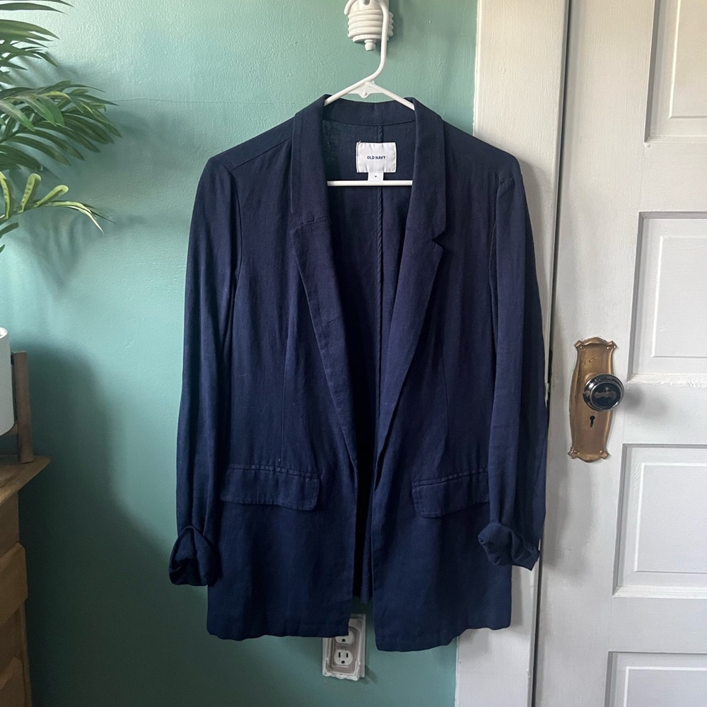 Old Navy Linen Blazer